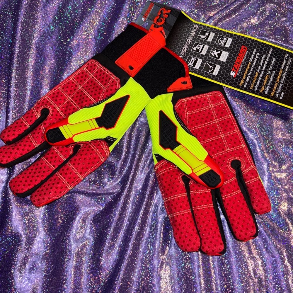 Rig Raptor Neon Work Gloves - Picture 9 of 11